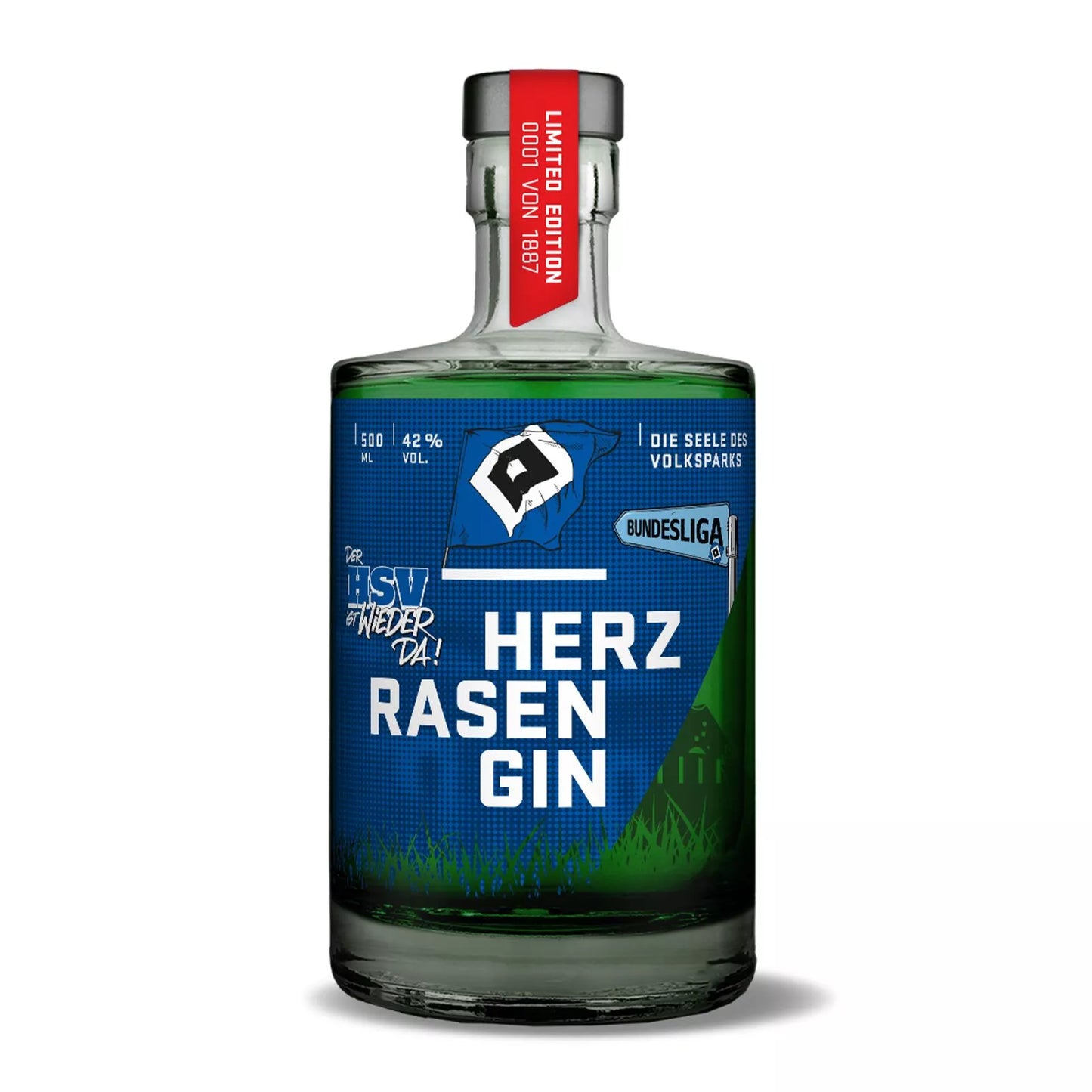 HSV Gin 0,5 l – Aufstiegsedition 1887 Flaschen