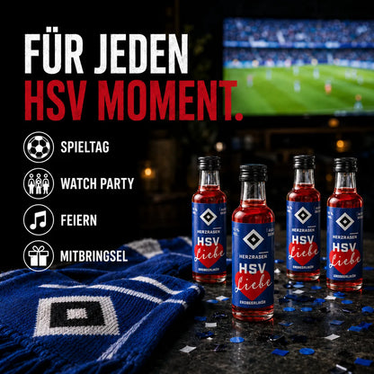 HSV Liebe 30× 0,02 l - Erdbeerlikör Tray