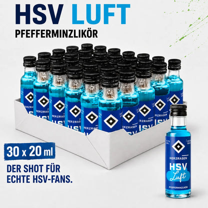 HSV Luft 30× 0,02 l - Pfefferminzlikör Tray