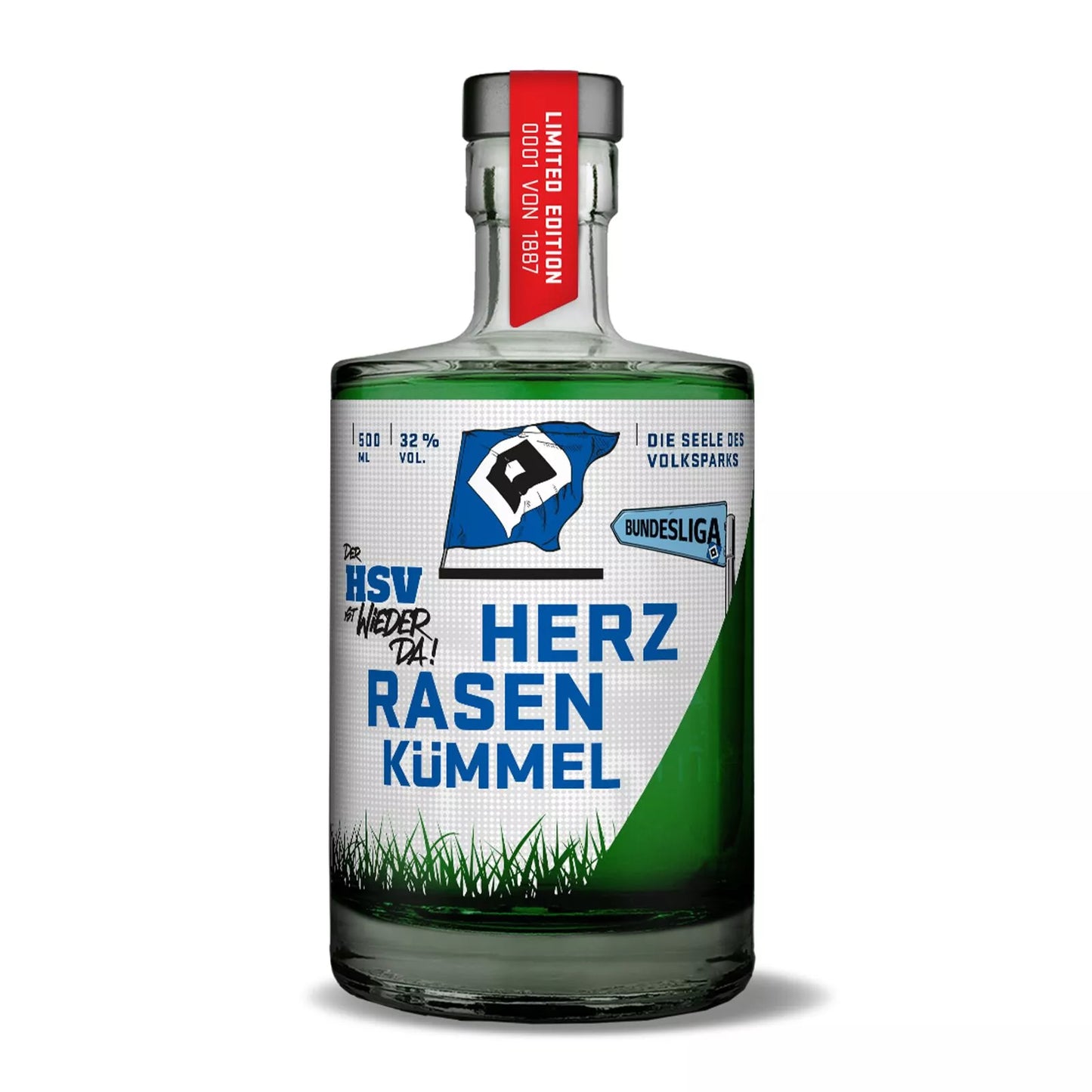 HSV Kümmel 0,5 l – Aufstiegsedition 1887 Flaschen
