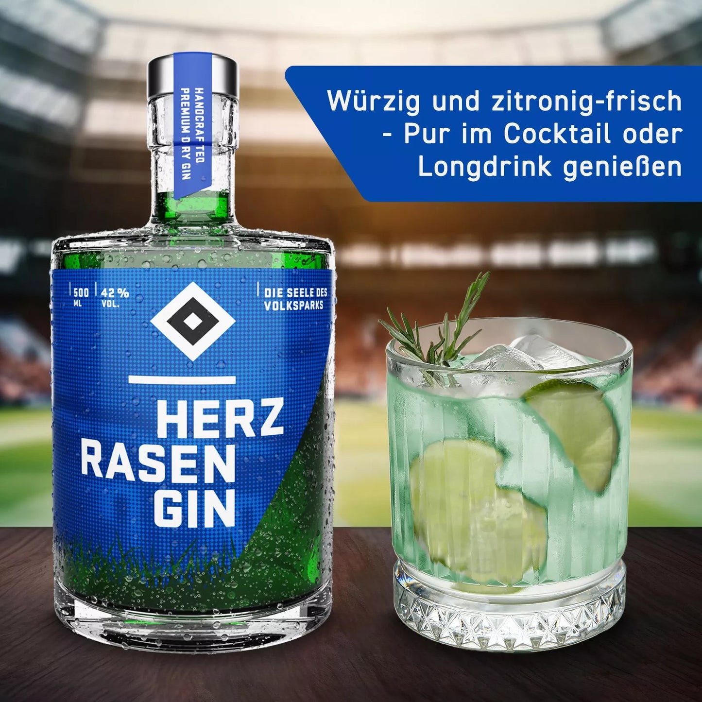 HSV Gin 0,5 l – Volkspark Edition
