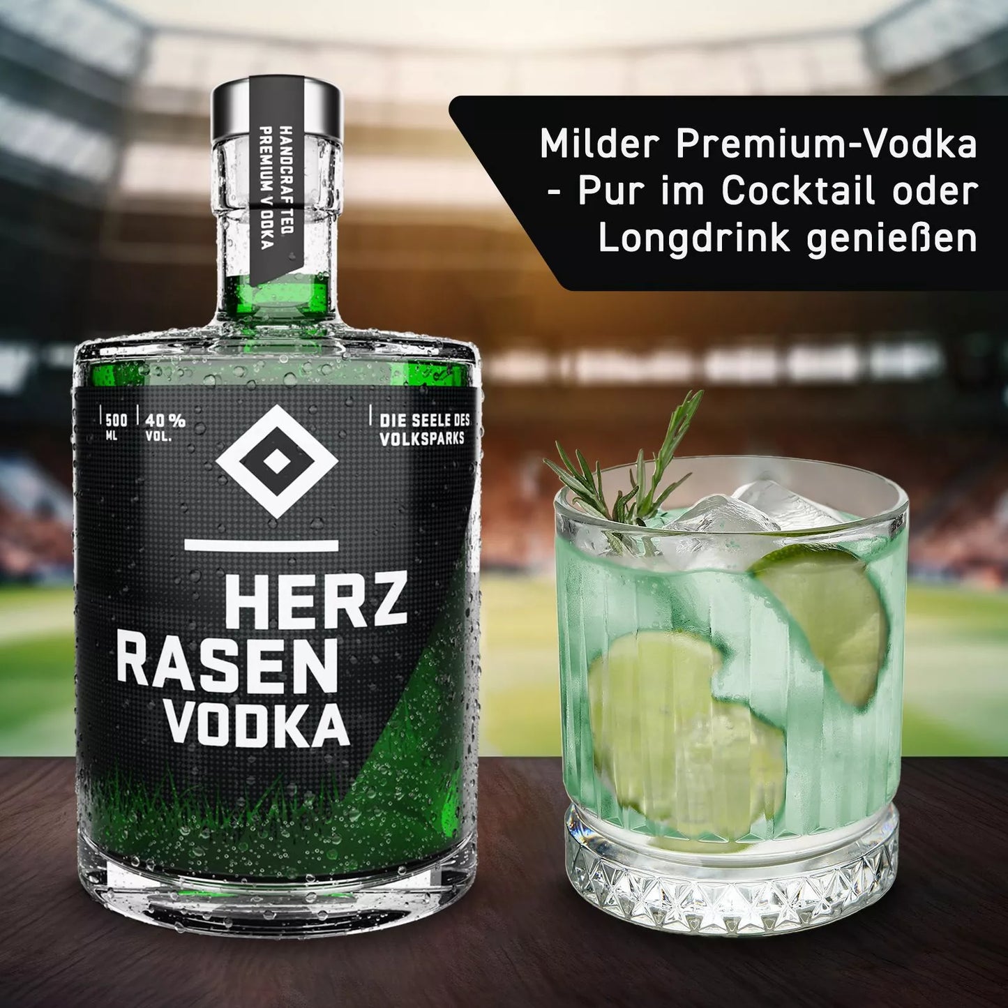 HSV Vodka 0,5 l – Volkspark Edition