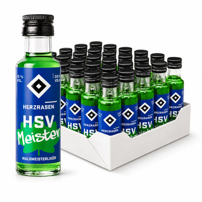 HSV Meister 30× 0,02 l - Waldmeisterlikör Tray