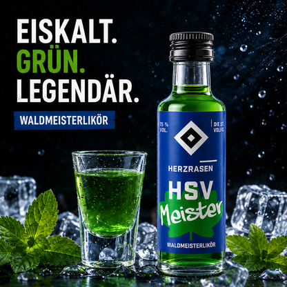 HSV Meister 30× 0,02 l - Waldmeisterlikör Tray